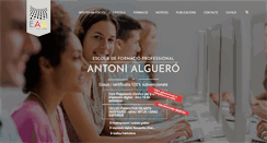 Desktop Screenshot of escolaalguero.com